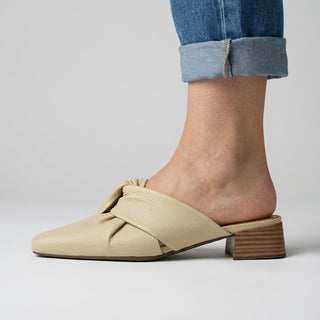 Camilla Leather Twist Mule