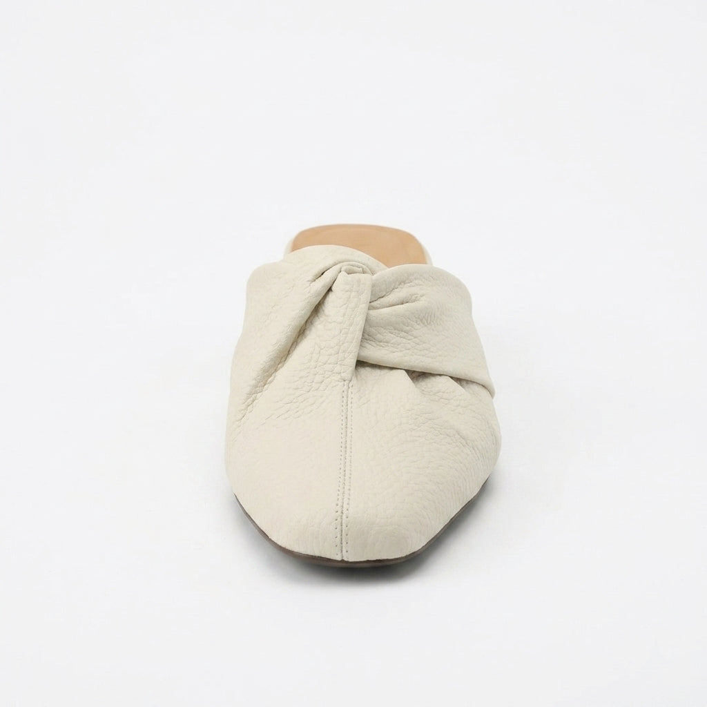 Camilla Leather Twist Mule