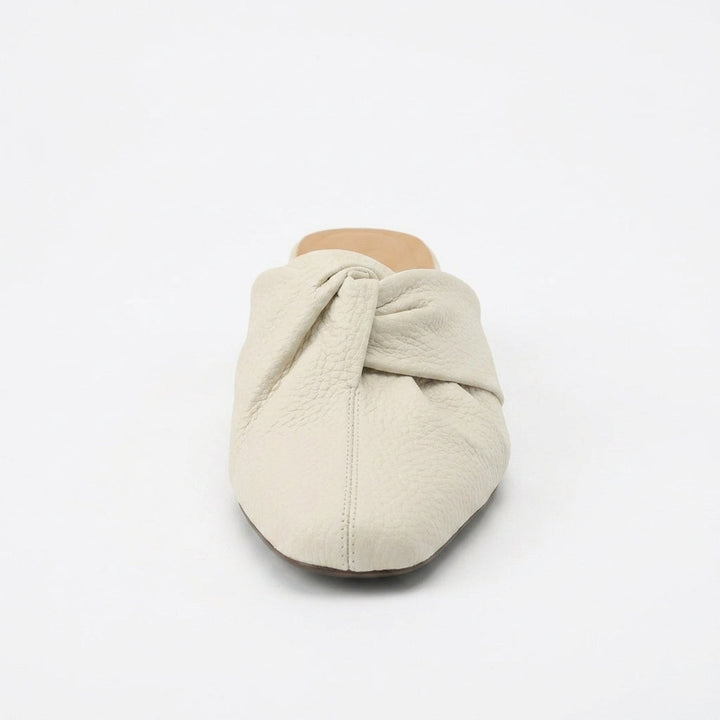 Camilla Leather Twist Mule