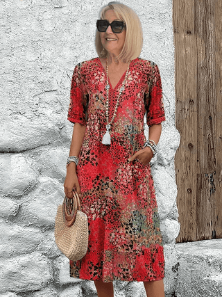 Rosalyn | Floral Midi Summer Dress