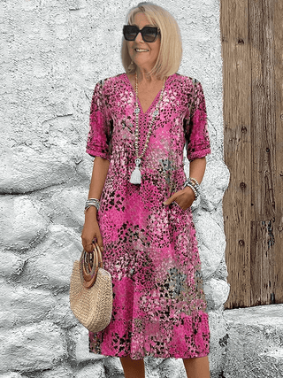 Rosalyn | Floral Midi Summer Dress