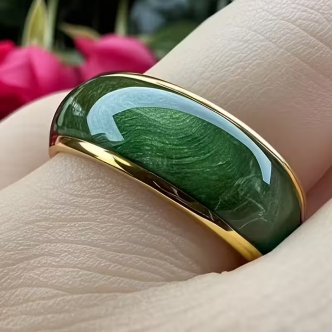 Emerald Crown Ring