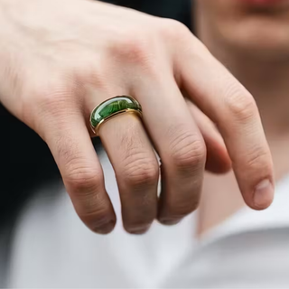 Emerald Crown Ring