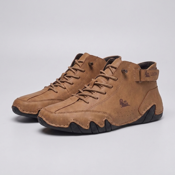 Emilio | Mid-Top Suede-Look Sneaker