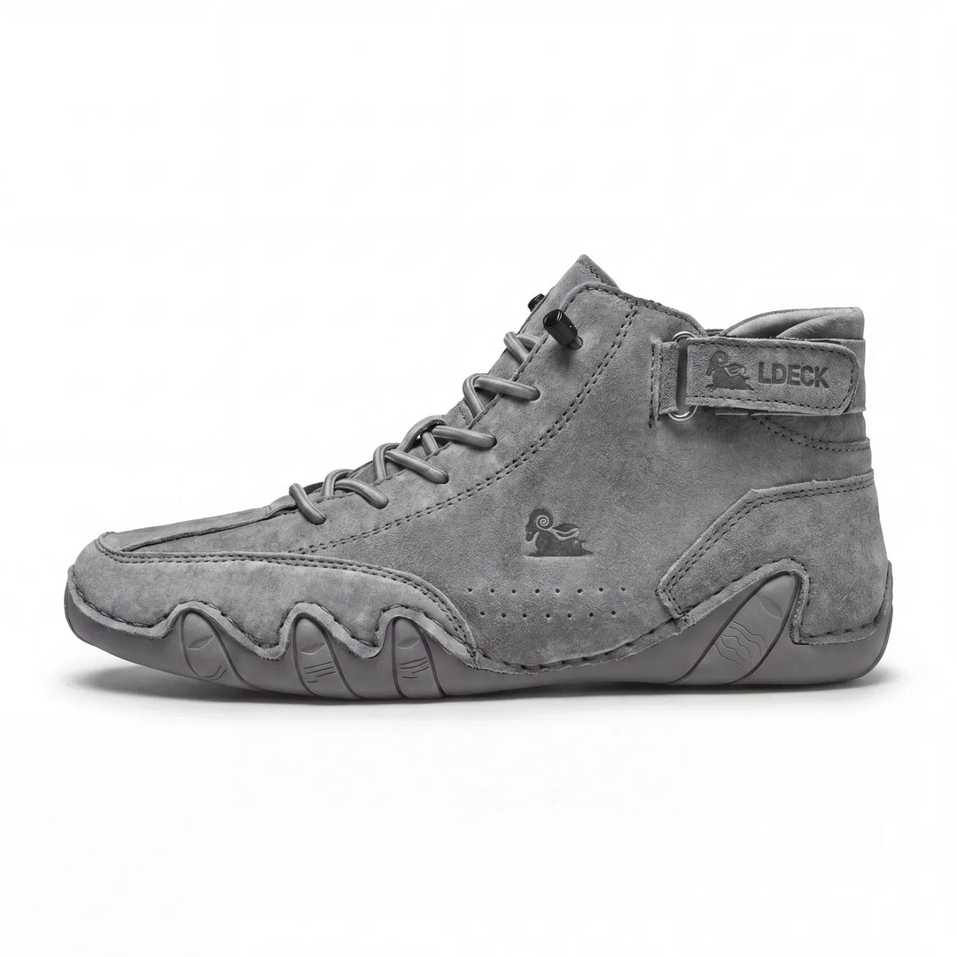 Emilio | Mid-Top Suede-Look Sneaker