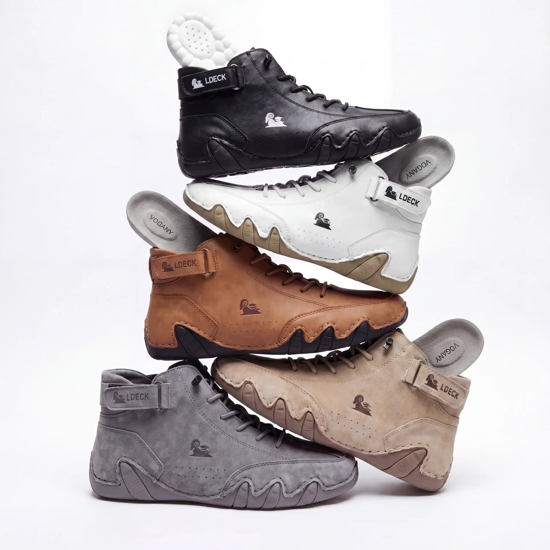 Emilio | Mid-Top Suede-Look Sneaker