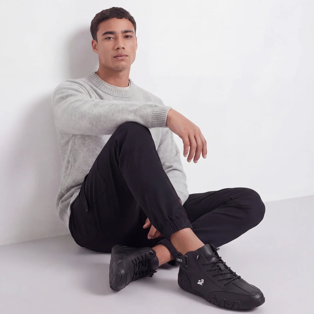 Emilio | Mid-Top Suede-Look Sneaker