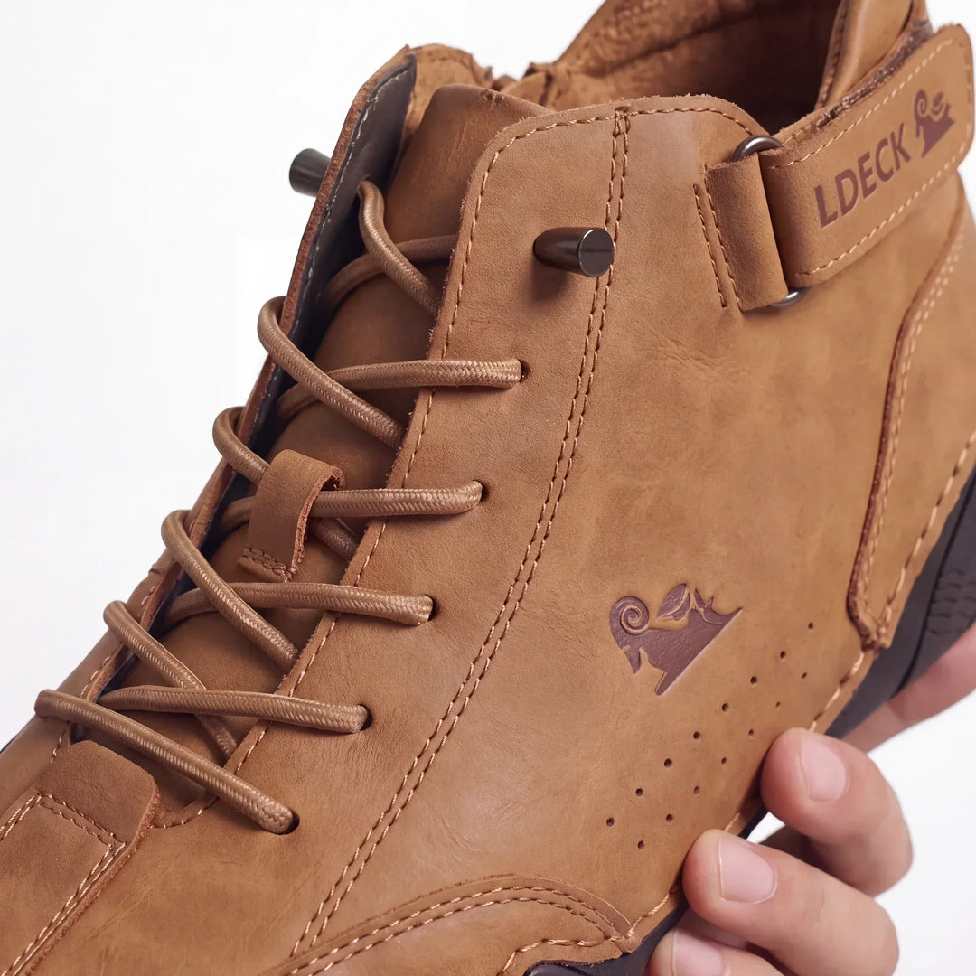 Emilio | Mid-Top Suede-Look Sneaker