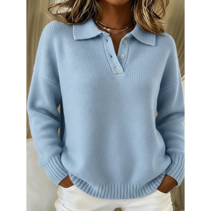 Esther | Cosy Polo-Collar Sweater