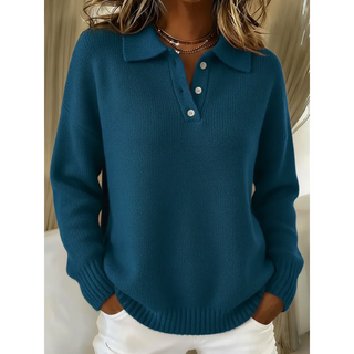 Esther | Cosy Polo-Collar Sweater