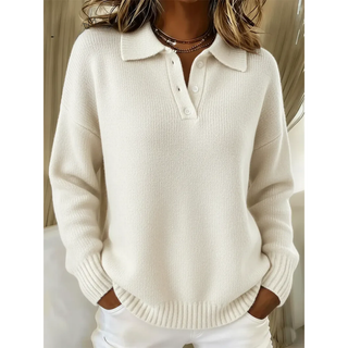 Esther | Cosy Polo-Collar Sweater