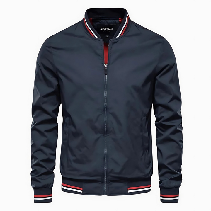 Ettore | Varsity-Trim Bomber Jacket