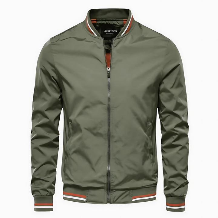 Ettore | Varsity-Trim Bomber Jacket