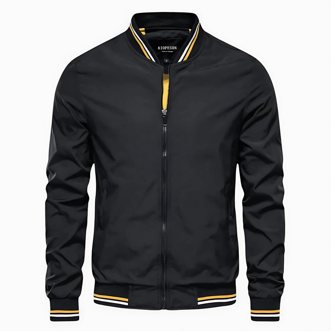 Ettore | Varsity-Trim Bomber Jacket
