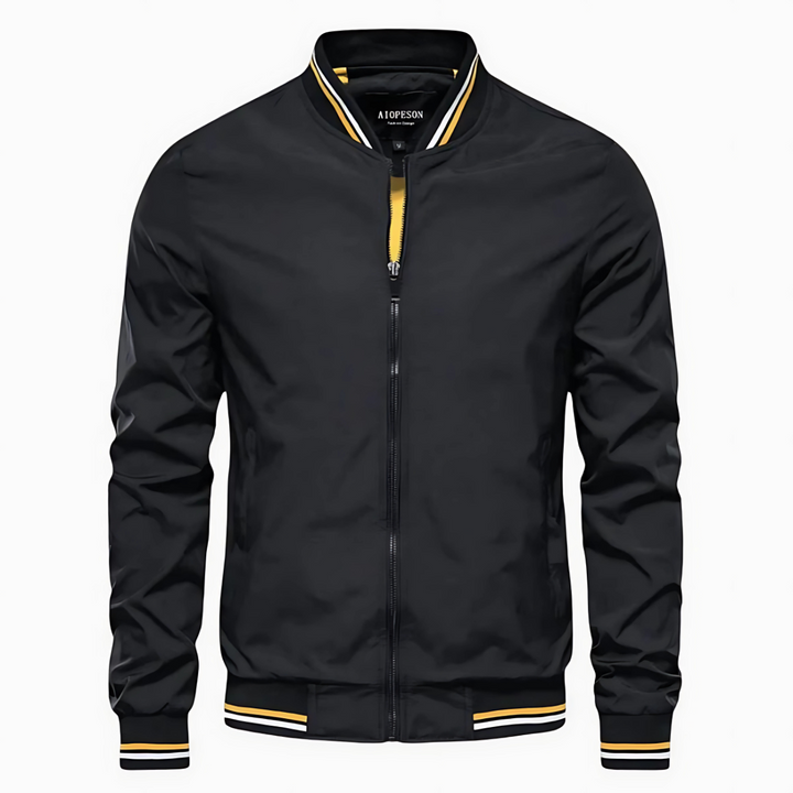Ettore | Varsity-Trim Bomber Jacket