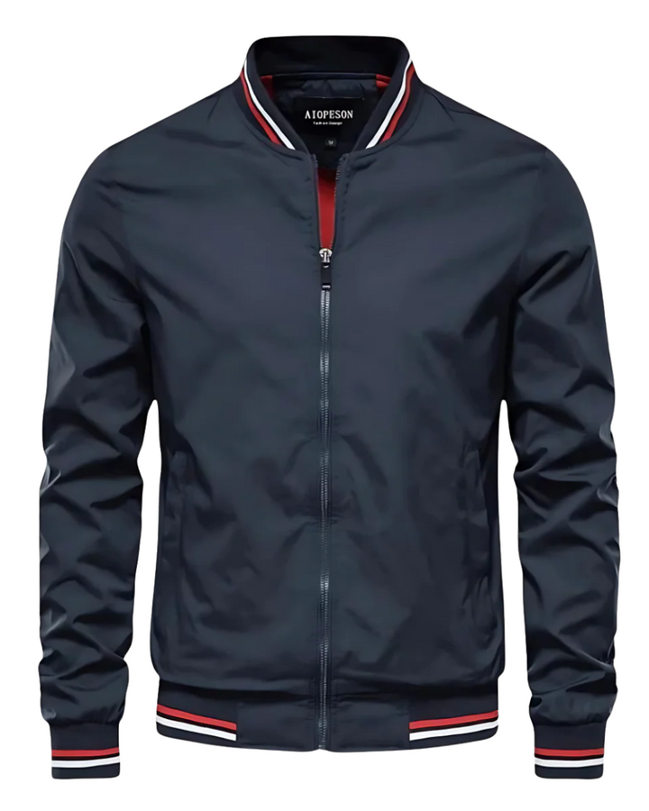 Ettore | Varsity-Trim Bomber Jacket