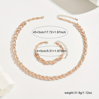 Fish Tail Crystal Jewellery Set