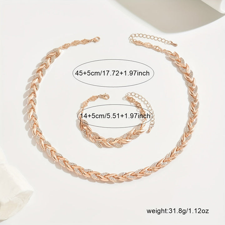 Fish Tail Crystal Jewellery Set