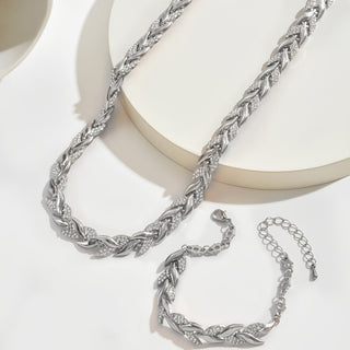 Fish Tail Crystal Jewellery Set