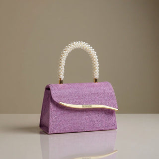 Ava Sequin Pearl Clutch