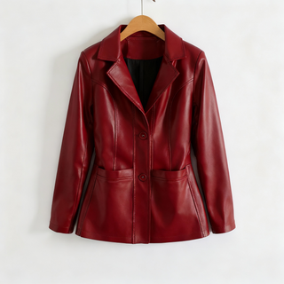 Laura Lambskin Blazer