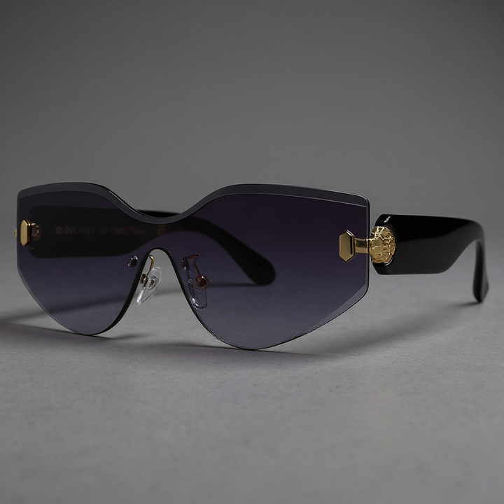 Bella Oversized Rimless Sunglasses