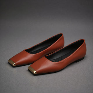 Dania Gold Toe Ballet Flat