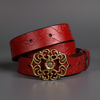 Valora Floral Buckle Belt