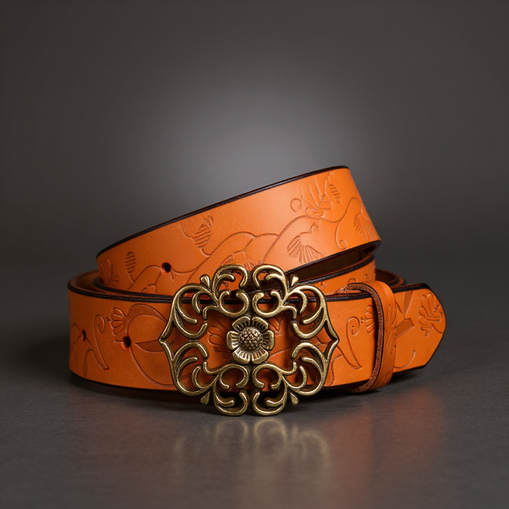 Valora Floral Buckle Belt