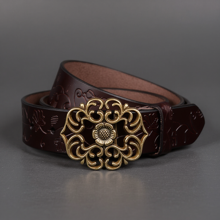 Valora Floral Buckle Belt