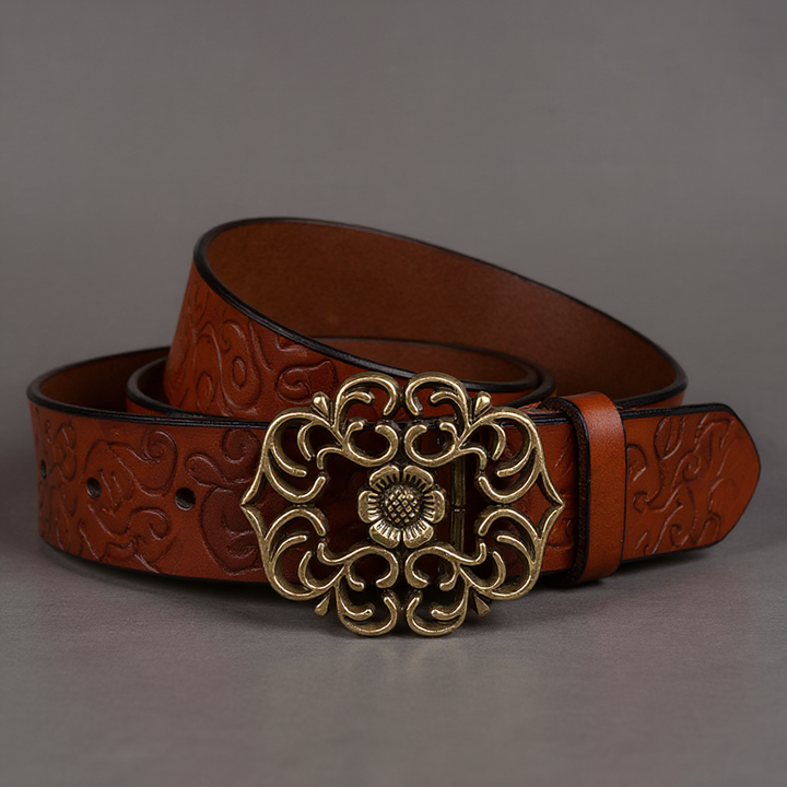 Valora Floral Buckle Belt