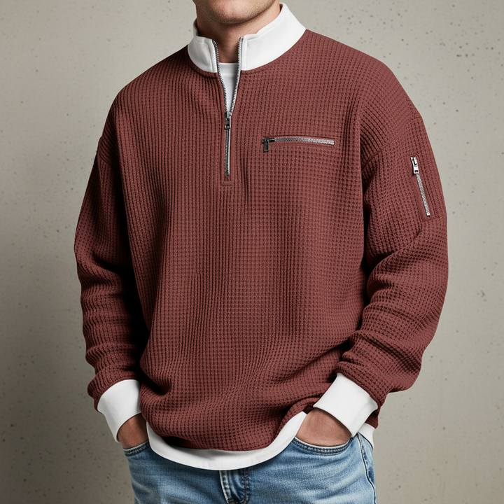 Warren Waffle Knit Sweater