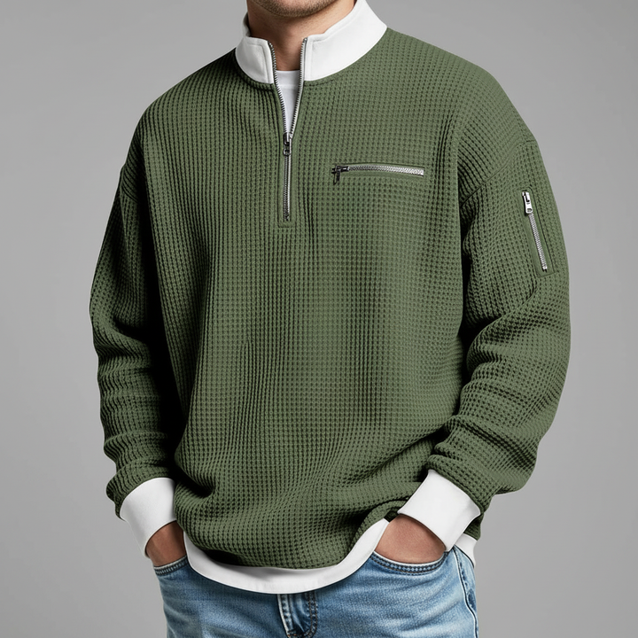 Warren Waffle Knit Sweater