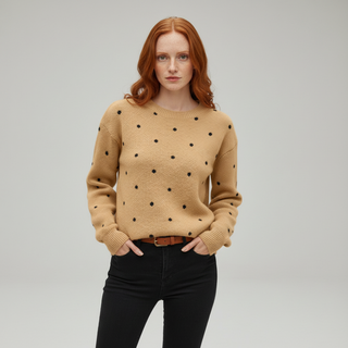 Pam Polka Dolt Sweater
