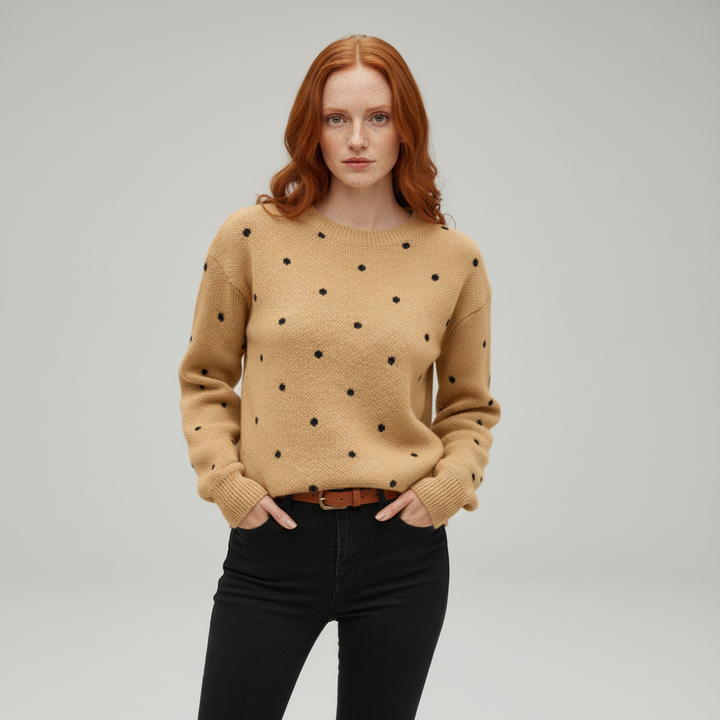 Pam Polka Dolt Sweater