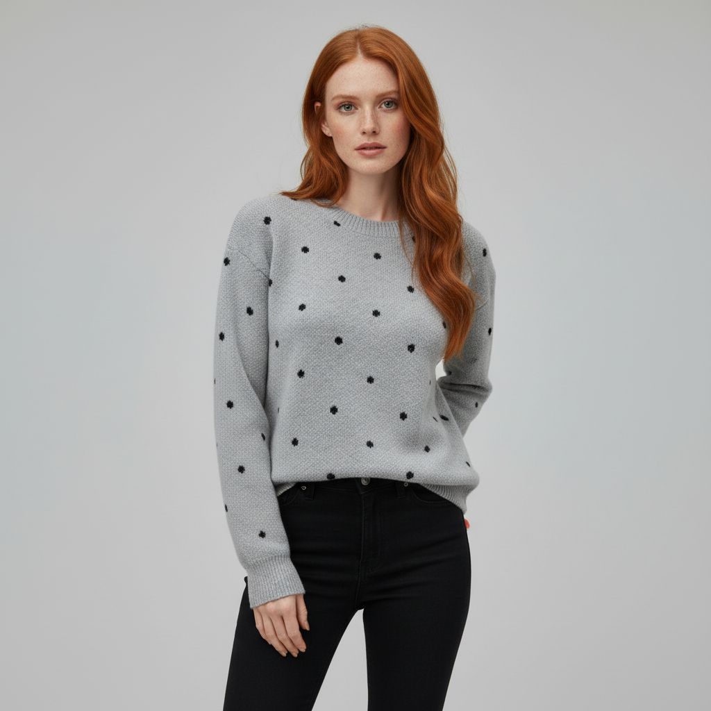 Pam Polka Dolt Sweater