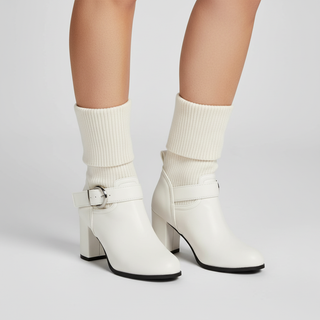 Brooklyne Block Heel Ankle Boot
