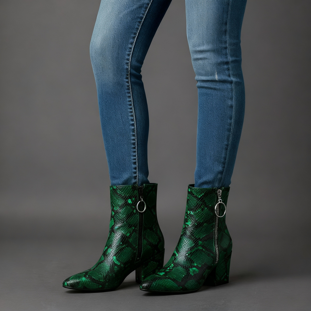 Sama Snakeskin Boot