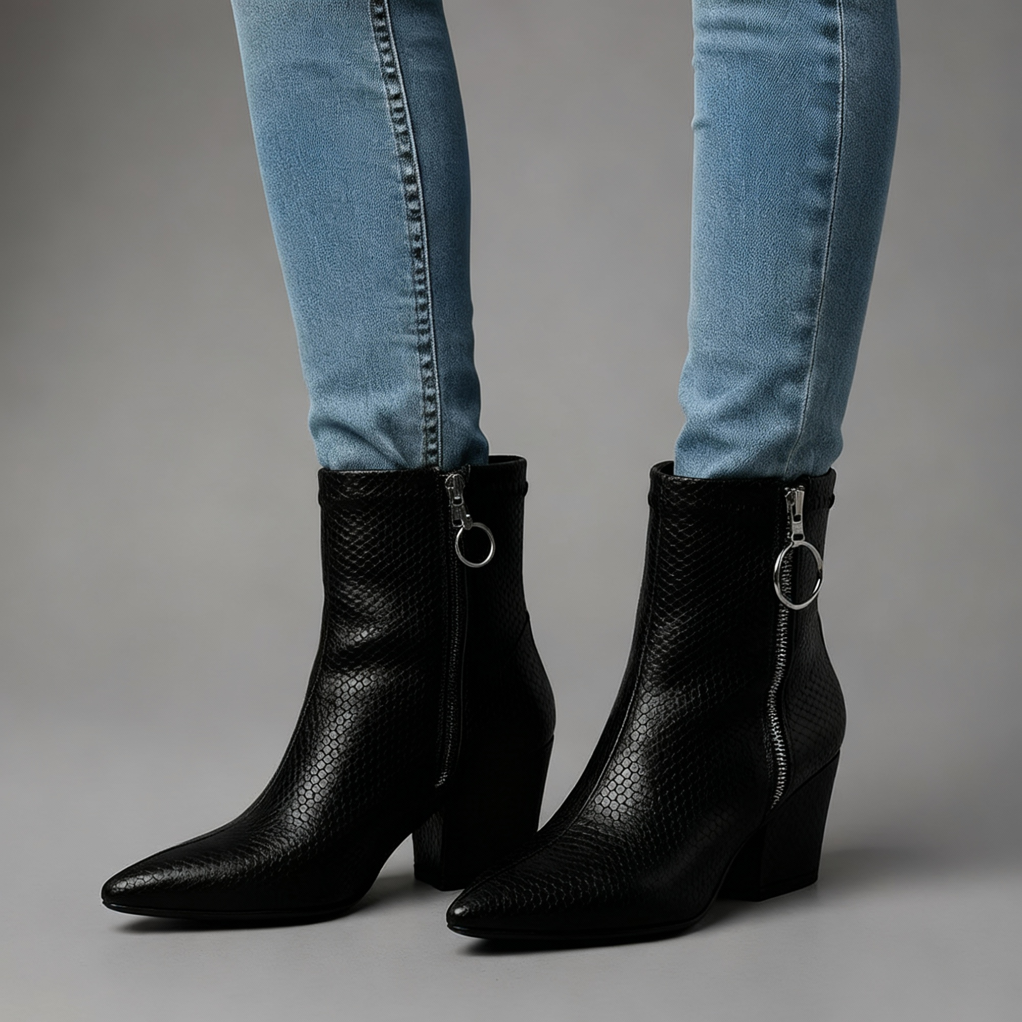 Sama Snakeskin Boot