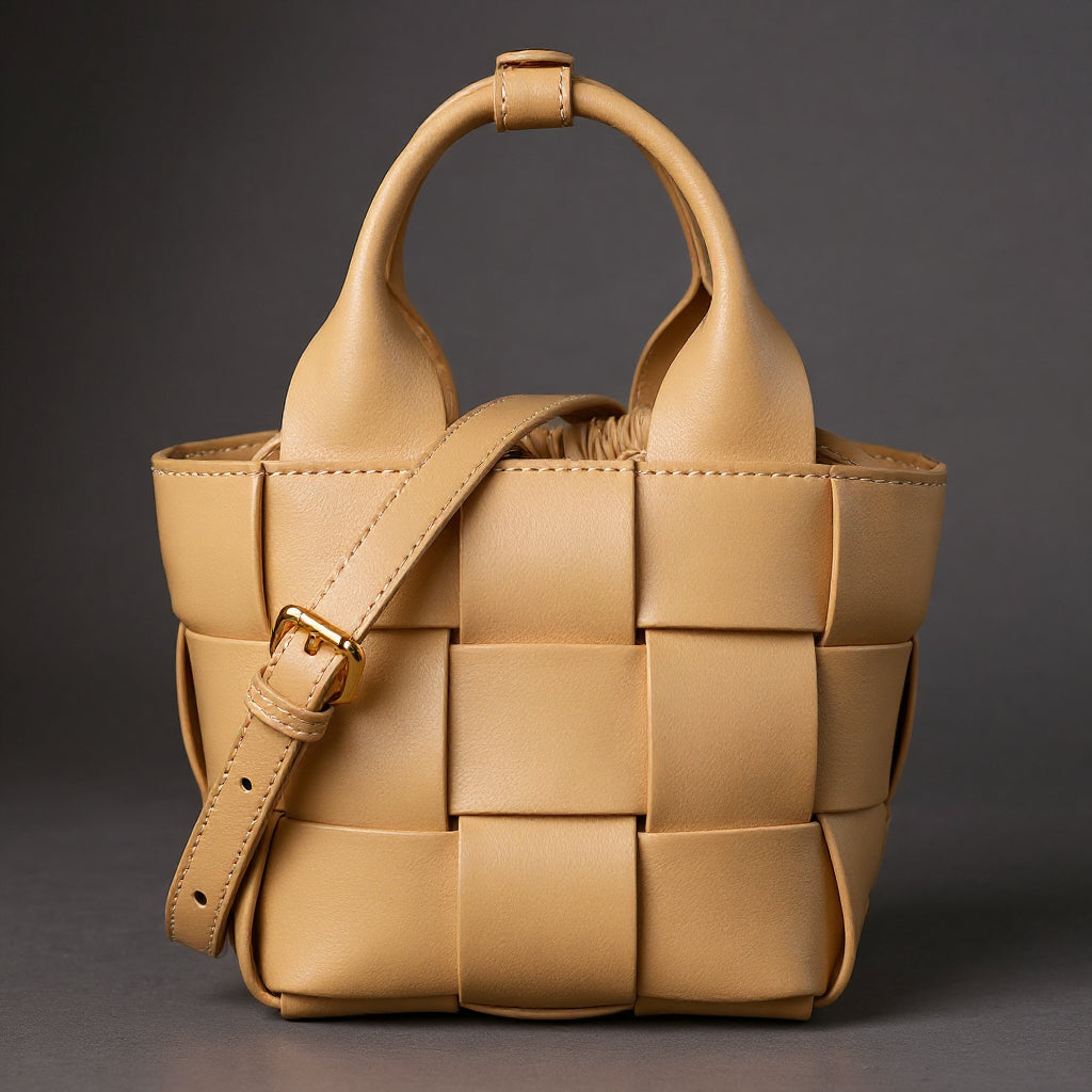 Wynn Woven Mini Basket Bag