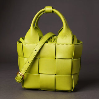 Wynn Woven Mini Basket Bag