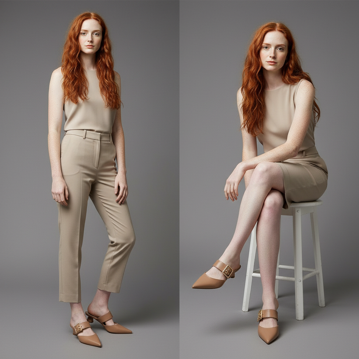Bianca Buckle Mule