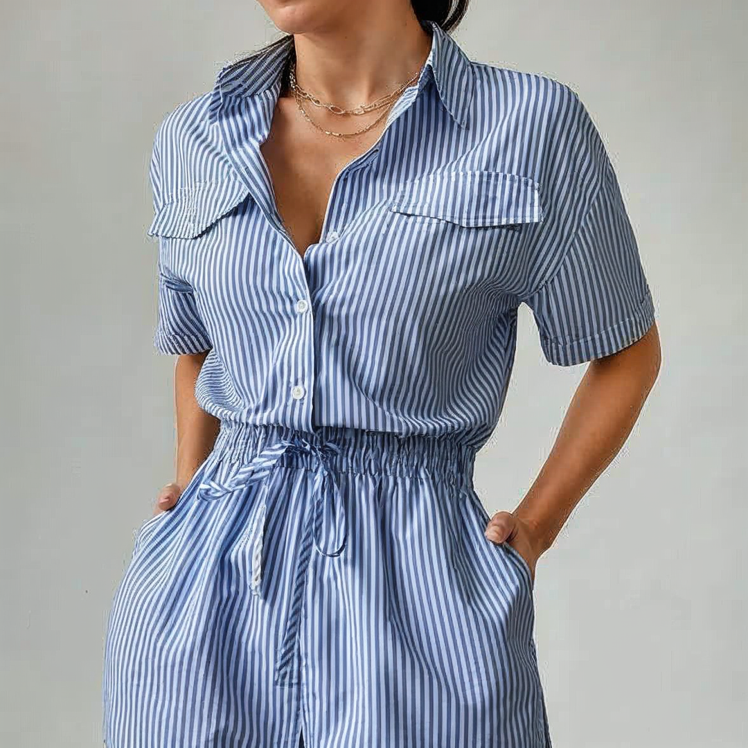 Camila Cinched Waist Romper
