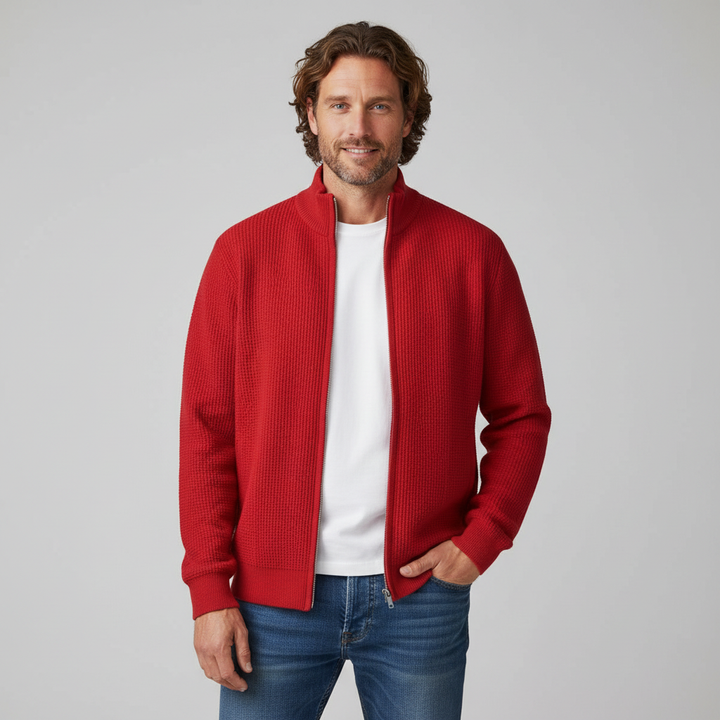 Caleb Waffle Knit Sweater