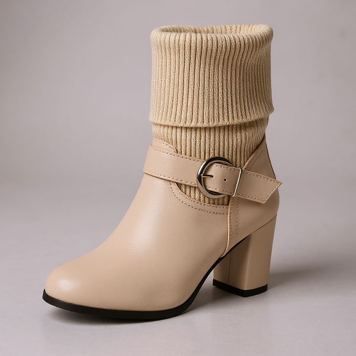 Brooklyne Block Heel Ankle Boot
