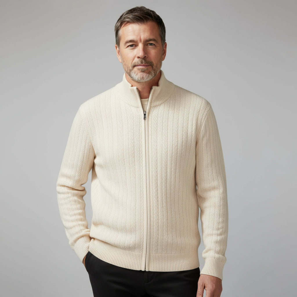 Norman Cable Knit Merino Sweater