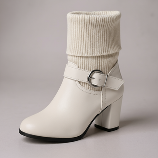 Brooklyne Block Heel Ankle Boot