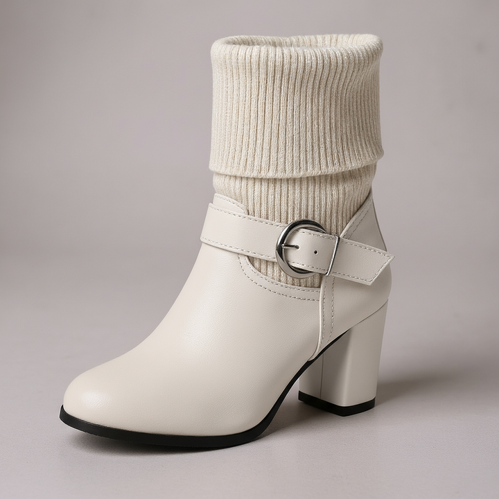Brooklyne Block Heel Ankle Boot