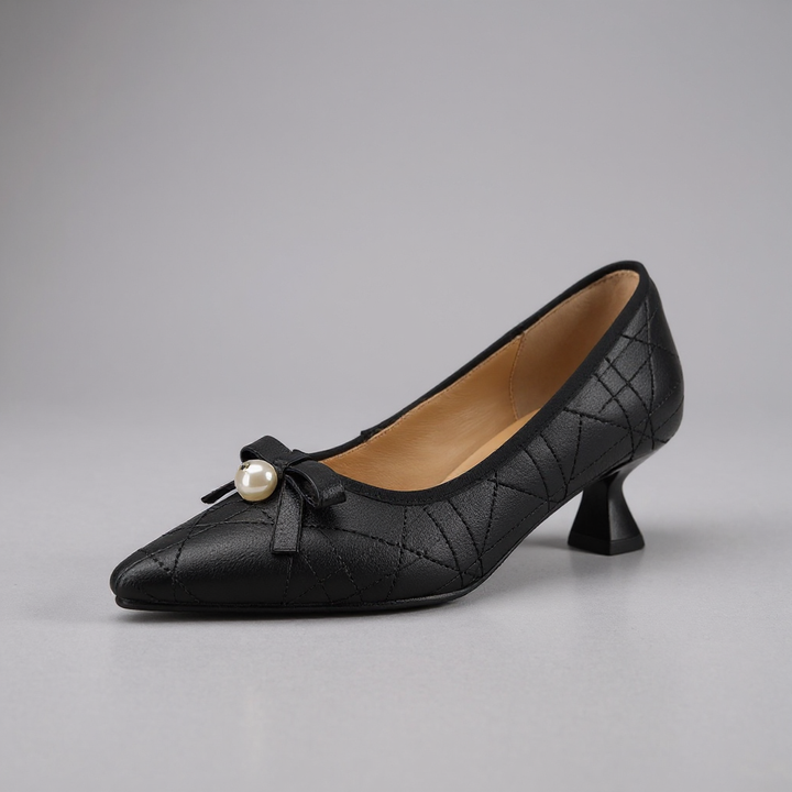 Pamela Pearl Stitch Heel