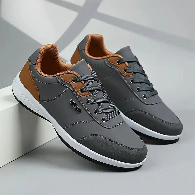 Gabriel | Two-Tone Lace-Up Sneaker